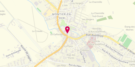 Plan de Montier optique, 5 Place Notre Dame, 52220 La Porte-du-Der