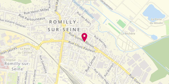 Plan de Somuco Mutoptic, 46 Bis Rue Gornet Boivin, 10100 Romilly-sur-Seine
