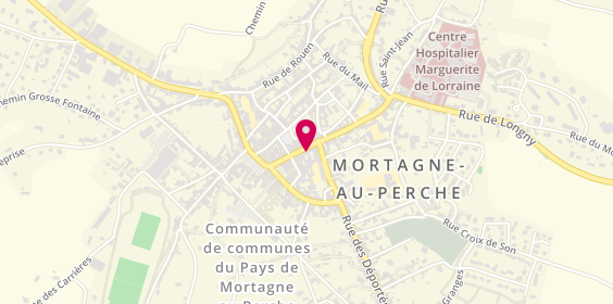 Plan de Écouter Voir Optique Mutualiste, 16 Rue des Quinze Fusillés, 61400 Mortagne-au-Perche