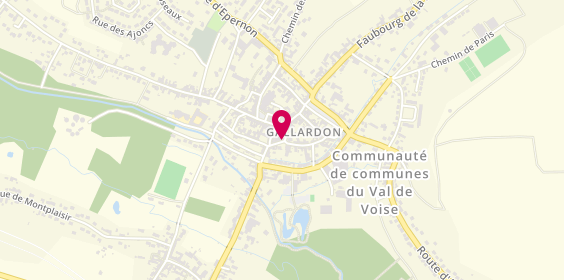 Plan de Optique de Gallardon, 10 Rue Porte de Chartres, 28320 Gallardon