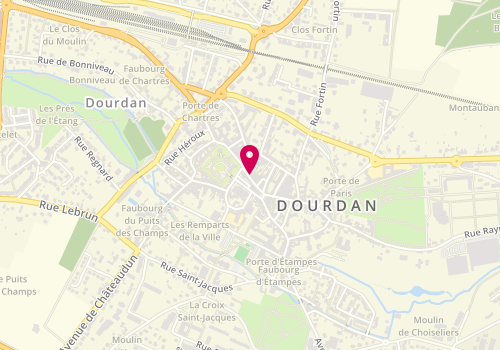 Plan de Dourdan Optique, 18 Rue Chartres, 91410 Dourdan