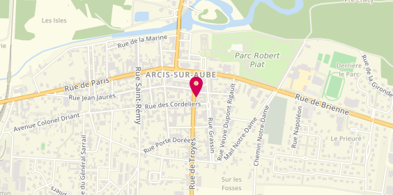 Plan de Arcis Optique, 25 Rue de Troyes, 10700 Arcis-sur-Aube