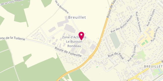 Plan de Centrale d'Optique Breuillet, Le Buisson Rondeau, 91650 Breuillet