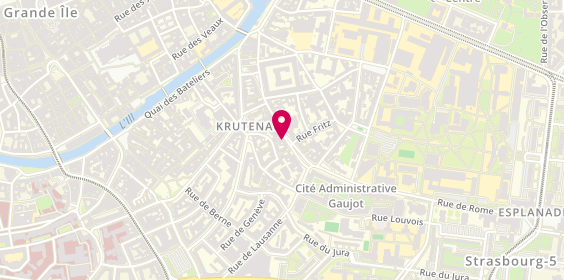 Plan de Optique de la Krutenau, 50 Rue Zurich, 67000 Strasbourg