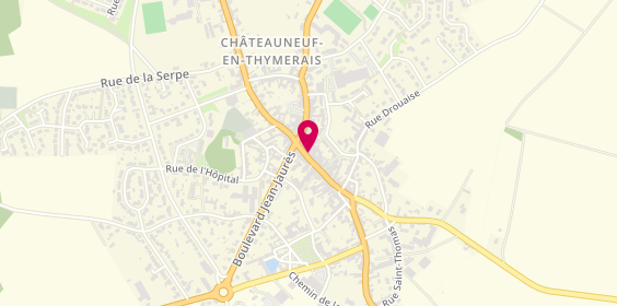Plan de Le Collectif des Lunetiers, 19 Rue Jean Moulin, 28170 Châteauneuf-en-Thymerais