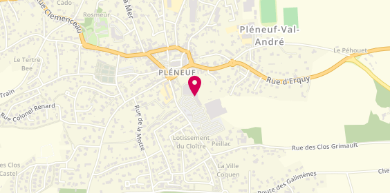 Plan de PLENEUF OPTIQUE Frédéric CONNAN, Centre Commercial E.leclerc
15 Rue de Saint-Alban, 22370 Pléneuf-Val-André