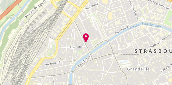 Plan de Optocenter, 12 Rue du Faubourg-De-Saverne, 67000 Strasbourg