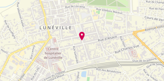 Plan de Optic Chic, 6 Rue Sadi-Carnot, 54300 Lunéville