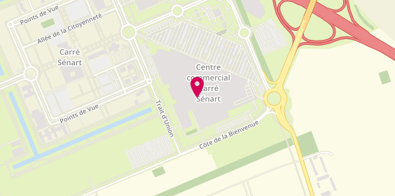 Plan de Optic 2000, Rdc Place Centrale
3 Centre Commercial Carré Sénart, 77127 Lieusaint