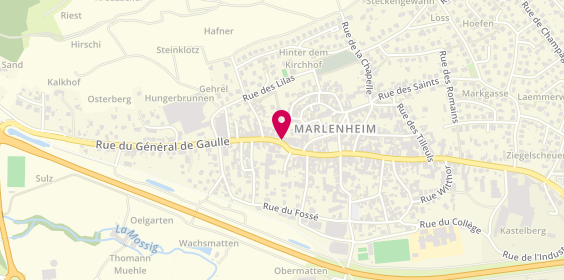 Plan de Denis Optique, 72 Rue du Général de Gaulle, 67520 Marlenheim