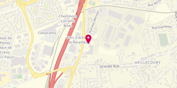 Plan de Optical Center, Zone Aménagement le Reveilleux
6 Rue Jean Mermoz, 54500 Vandœuvre-lès-Nancy