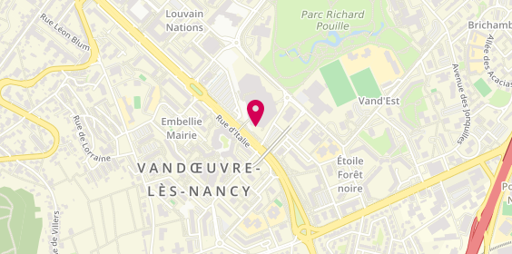 Plan de L'Opticienne, 23 Boulevard de l'Europe, 54500 Vandœuvre-lès-Nancy
