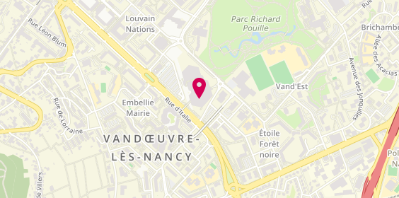 Plan de Optic 2000, Face Crédit Agricole
23 Boulevard de l'Europe, 54500 Vandœuvre-lès-Nancy
