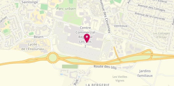 Plan de Alain Afflelou, Centre Commercial Carrefour Centre Commercial Les Ulis 2, 91940 Les Ulis