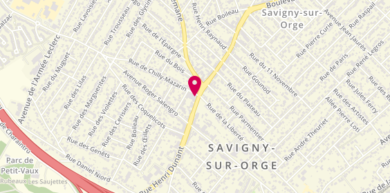 Plan de Opticien Savigny-sur-Orge - Abriand - Krys, 17/19 Boulevard Aristide Briand, 91600 Savigny-sur-Orge