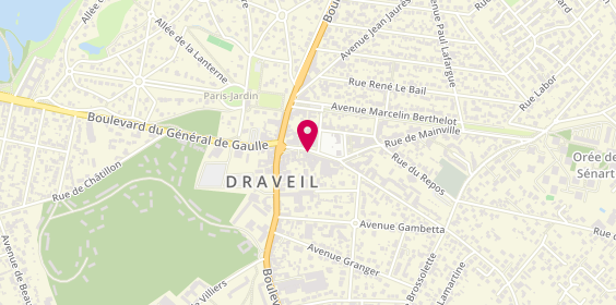 Plan de Opticien Draveil - Centre Ville - Krys, 22 place de la République, 91210 Draveil