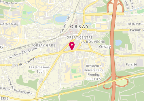 Plan de Schmid Optique, 19 Rue de Paris, 91400 Orsay