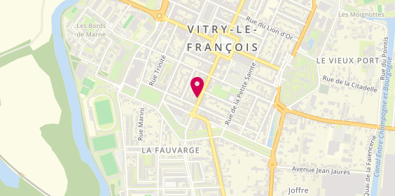 Plan de Opticien Vitry-le-François - Centre Ville - Krys, 9 Rue Aristide Briand, 51300 Vitry-le-François