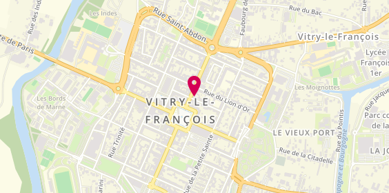 Plan de Optic 2000, 6 grande Rue de Vaux, 51300 Vitry-le-François