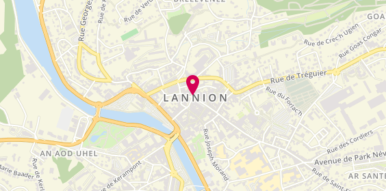 Plan de Optic 2000, 11 place du Général Leclerc, 22300 Lannion