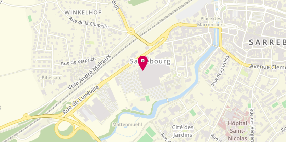 Plan de Lunettestore, 19 Rue de Lunéville, 57400 Sarrebourg