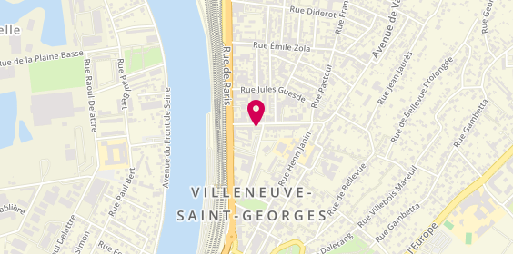 Plan de Optique Ponchel, 10 Avenue Carnot, 94190 Villeneuve-Saint-Georges