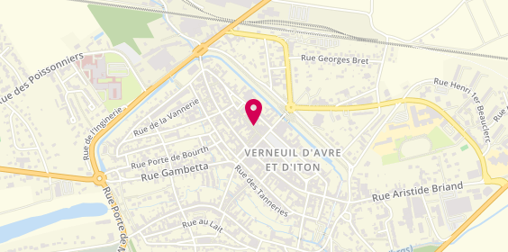 Plan de Opticien Verneuil-sur-Avre - 3 Maillets - Krys, 129 Rue des 3 Maillets, 27130 Verneuil d'Avre et d'Iton