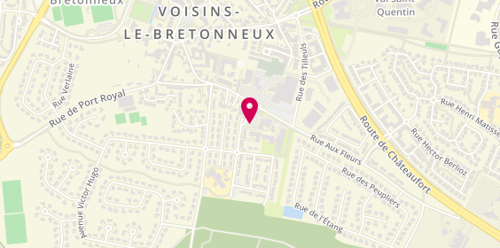 Plan de Optique Chamfleury, Centre Commercial Chamfleury, 78960 Voisins-le-Bretonneux