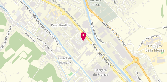 Plan de Optical Center, 77 Rue Ernest Bradfer, 55000 Bar-le-Duc