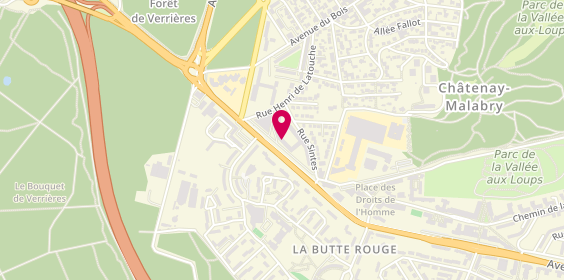 Plan de Optique Chatenay, 432 avenue De la Division Leclerc, 92290 Châtenay-Malabry