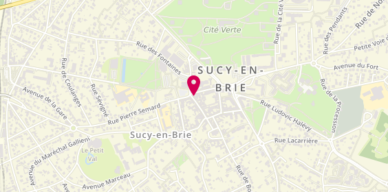 Plan de Stef'optique, 36 Rue du Moutier, 94370 Sucy-en-Brie