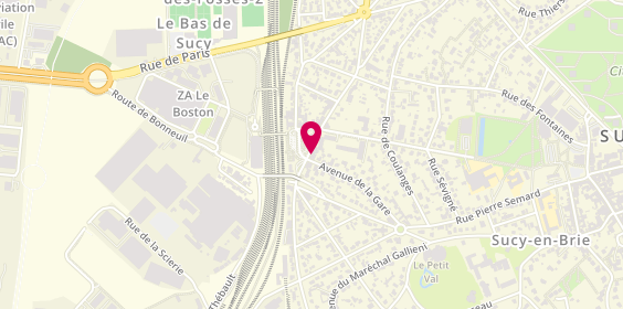 Plan de Zoom Optical, 1 avenue de la Gare, 94370 Sucy-en-Brie