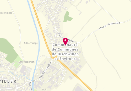 Plan de Optical Center, 8 Rue du Commerce Hall 2, 67240 Oberhoffen-sur-Moder