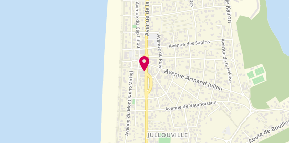 Plan de La Lunetterie Par Mickael, 16 avenue du Maréchal Leclerc, 50610 Jullouville