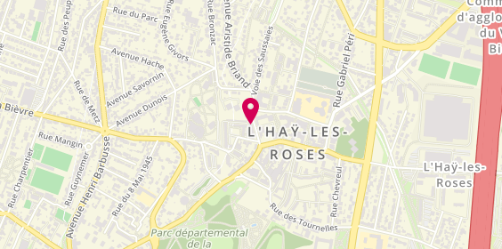 Plan de Optic de l'Hay, 5 avenue Aristide Briand, 94240 L'Haÿ-les-Roses