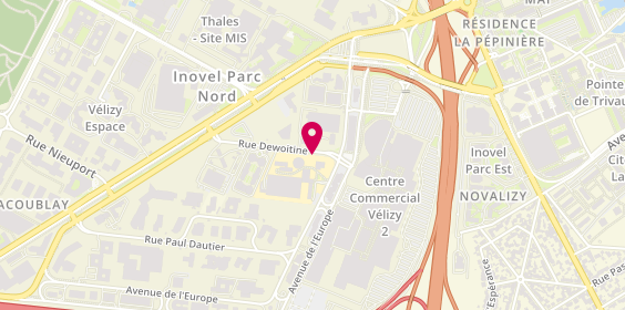 Plan de Alain Afflelou, Centre Commercial Vélizy 2 Niveau Bas, 78140 Vélizy-Villacoublay