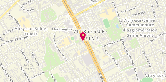 Plan de Optic 2000, 22 avenue Youri Gagarine, 94400 Vitry-sur-Seine