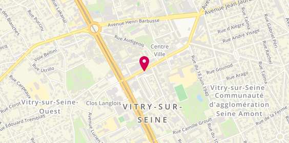 Plan de So Optic, 19 avenue de l'Abbé Roger Derry, 94400 Vitry-sur-Seine