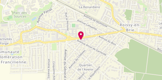 Plan de Optic 2000, 1 avenue Ancel de Garlande, 77680 Roissy-en-Brie
