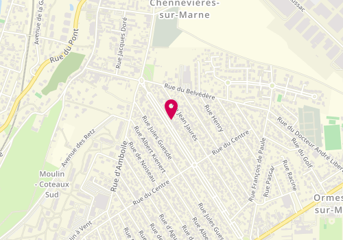 Plan de Les Opticiens d'Ormesson, 102 avenue du Général de Gaulle, 94490 Ormesson-sur-Marne