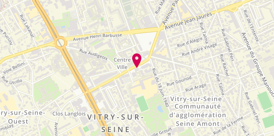 Plan de Nouvelle Enseigne / Msk Opticiens, 5 avenue de l'Abbé Roger Derry, 94400 Vitry-sur-Seine