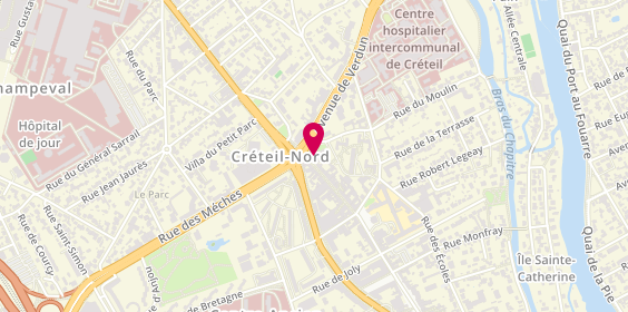 Plan de Opticien Créteil - Village - Krys, 5 Rue du Général Leclerc, 94000 Créteil