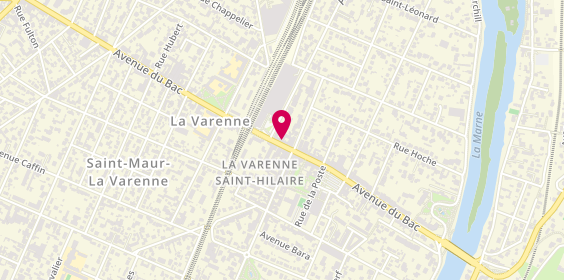 Plan de Krys Optique Saint Hilaire, 77 avenue du Bac, 94210 Saint-Maur-des-Fossés