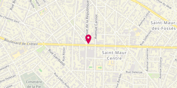 Plan de Lyyn Optique, 95 Boulevard de Créteil, 94100 Saint-Maur-des-Fossés