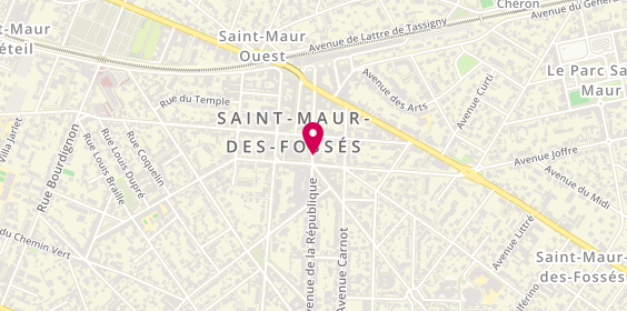 Plan de La Maison de la Vue, 17 Avenue République, 94100 Saint-Maur-des-Fossés