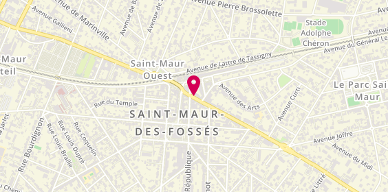 Plan de Optic Duroc - Opticien - St Maur, 5 avenue Foch, 94100 Saint-Maur-des-Fossés