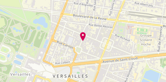 Plan de Le Menes Optique, 18 Rue Hoche, 78000 Versailles