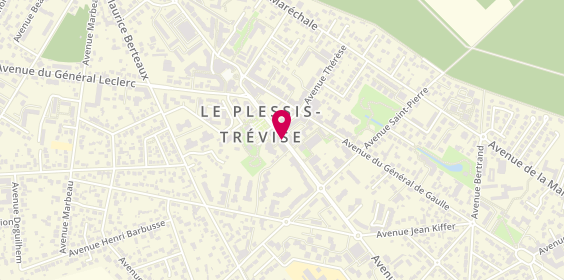 Plan de Les Opticiens Libres, 42 avenue Ardouin, 94420 Le Plessis-Trévise
