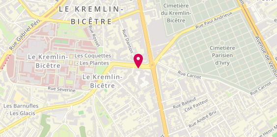 Plan de Optic 2000, 11 avenue Eugène Thomas, 94270 Le Kremlin-Bicêtre