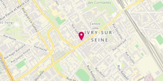Plan de Optical Discount, 1 Rue Gabriel Péri, 94200 Ivry-sur-Seine